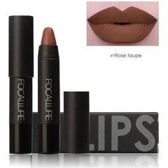 Focallure™ Matte Lipstick - #9 Rose Taupe