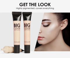 FOCALLURE Big Cover Liquid Concealer Moisturizing Oil-control Waterproof Contour Makeup Face Primer Face Cream