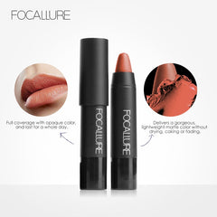 Focallure™ Matte Lipstick - #1 Cardinal