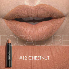 Focallure™ Matte Lipstick - #12 Chestnut