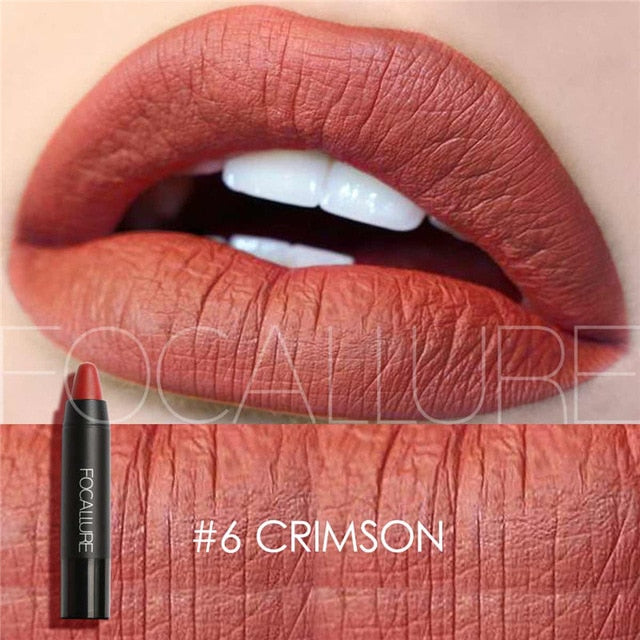 Focallure™ Matte Lipstick - #6 Crimson