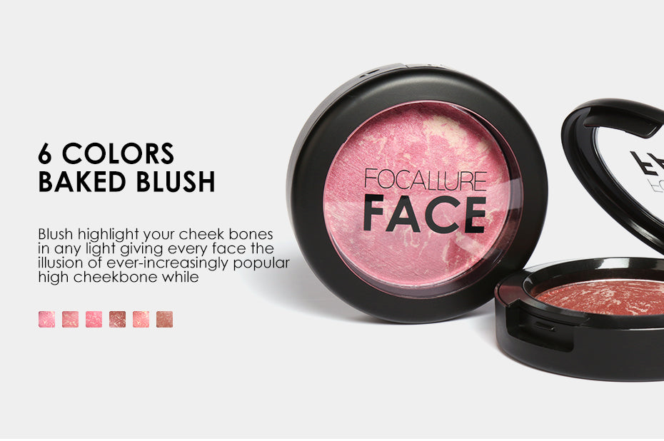 FOCALLURE Baked Blush #1 Rainbow