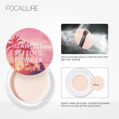 FOCALLURE Loose Setting Powder #01 Transparent Chiffon