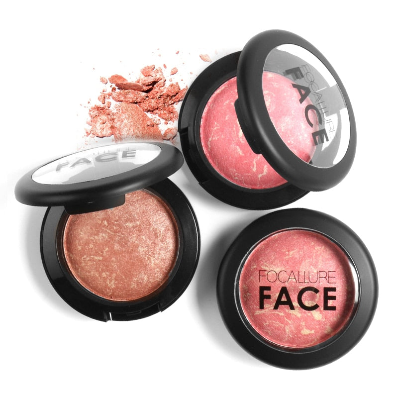 FOCALLURE Baked Blush #1 Rainbow