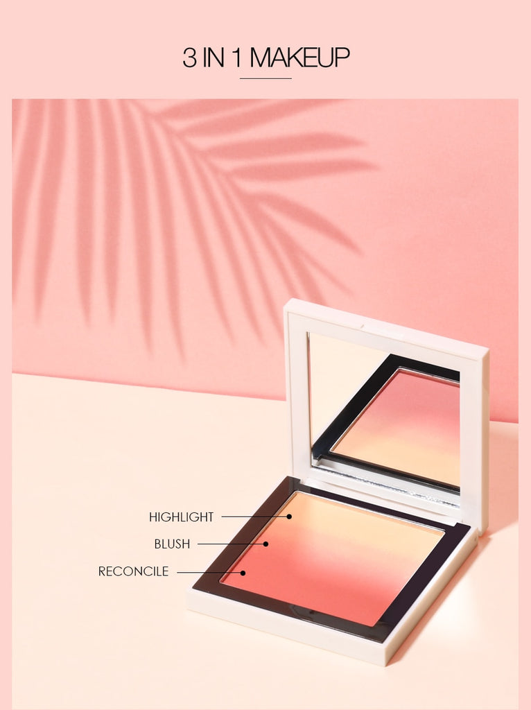 FOCALLURE SILKY POWDER OMBRE Blush #01 Pink Lemonade