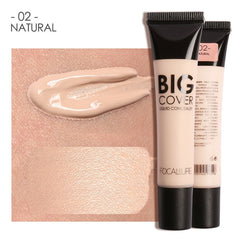 FOCALLURE Big Cover Liquid Concealer Moisturizing Oil-control Waterproof Contour Makeup Face Primer Face Cream