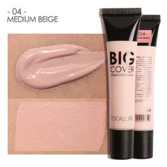 FOCALLURE Big Cover Liquid Concealer Moisturizing Oil-control Waterproof Contour Makeup Face Primer Face Cream